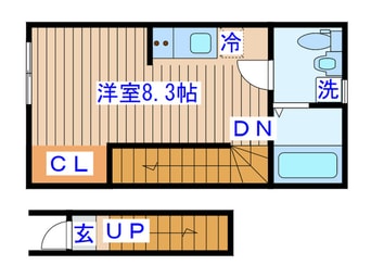 間取図 スカイコート小松島A