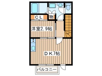 間取図 ラスティーズ榴岡公園