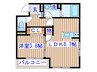 Casa di tutti 1LDKの間取り