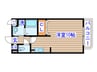レーベンス柏木 1Rの間取り
