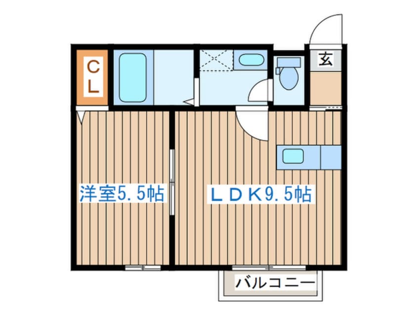 間取図 リングフィールド連坊駅前Ⅱ