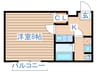 クレアフォーチュン連坊駅前 1Kの間取り