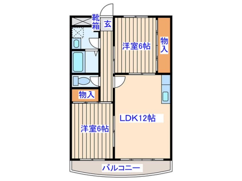 間取図 カンフォ－トハイツ泉