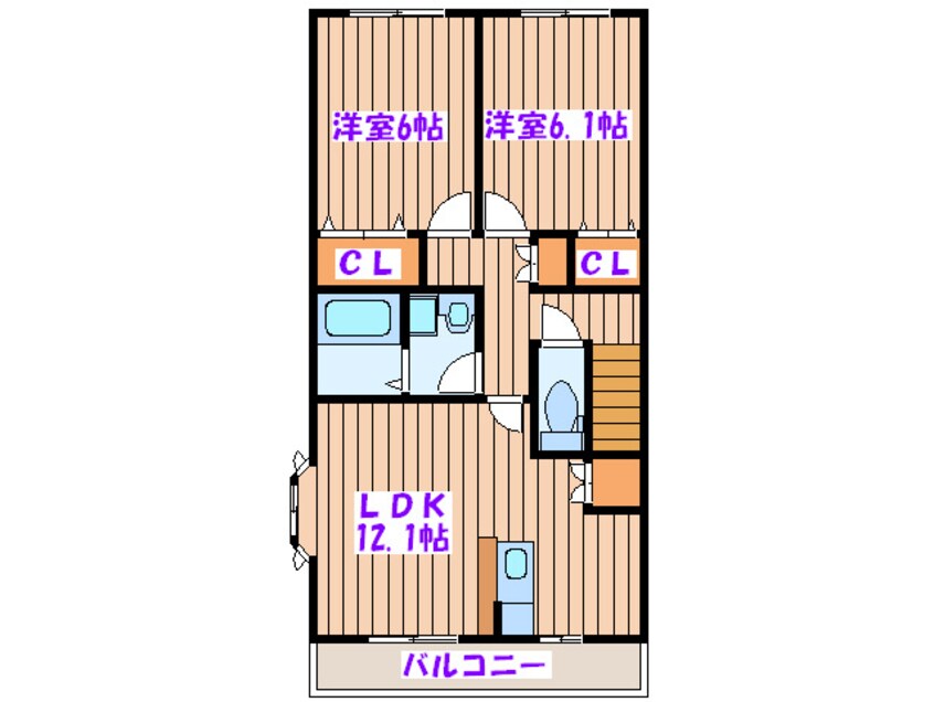 間取図 エスペランサ岩切