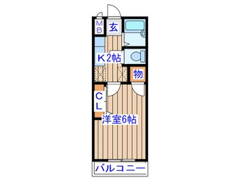 間取図 ア－バンハイツ双葉ヶ丘