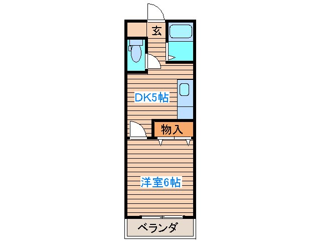 間取り図 コーポ田専