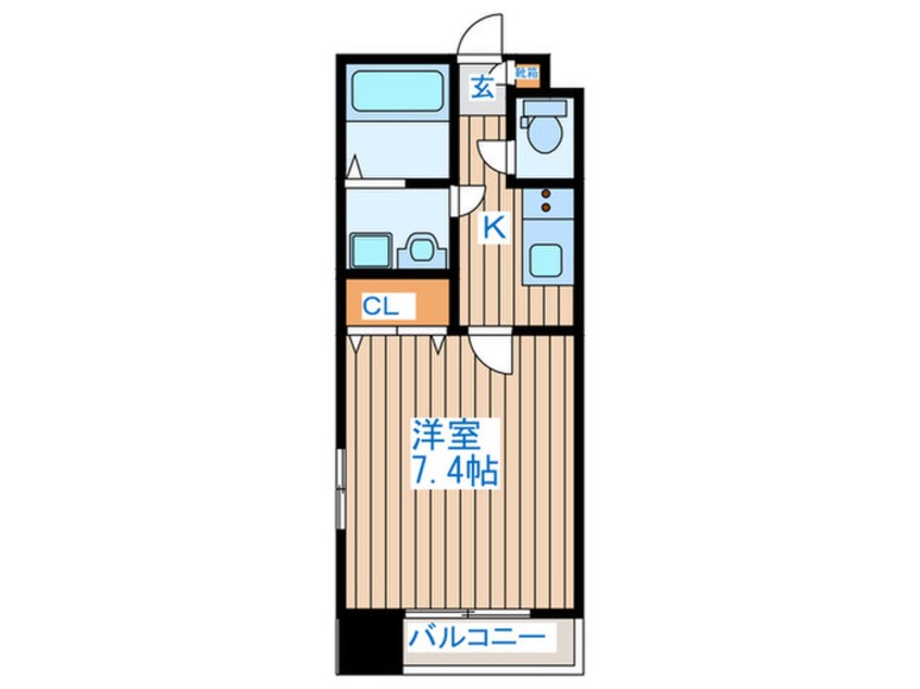 間取図 シェルグランデ東口