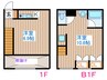 宮城野コ－トステ－ジ 2Kの間取り