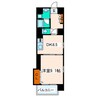 ヴィアーレ勾当台Ⅰ 1DKの間取り