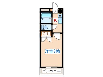 間取図 サンシティ柏木Ⅰ（302）