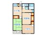 泉崎ハイツ 3DKの間取り