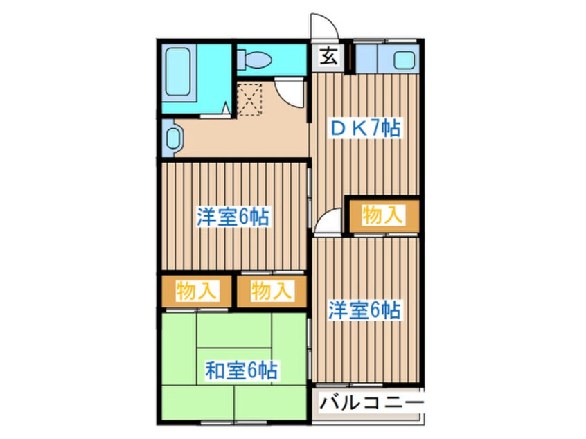 間取図 泉崎ハイツ