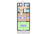 リビングステージ東仙台 2Kの間取り