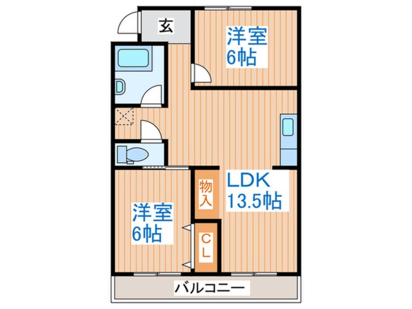 間取図 五橋ビル