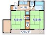 五橋ビル 2Kの間取り