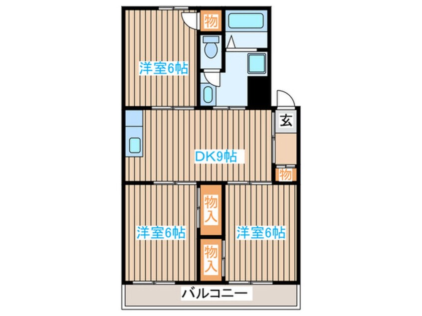 間取図 コーポラスみつぎ