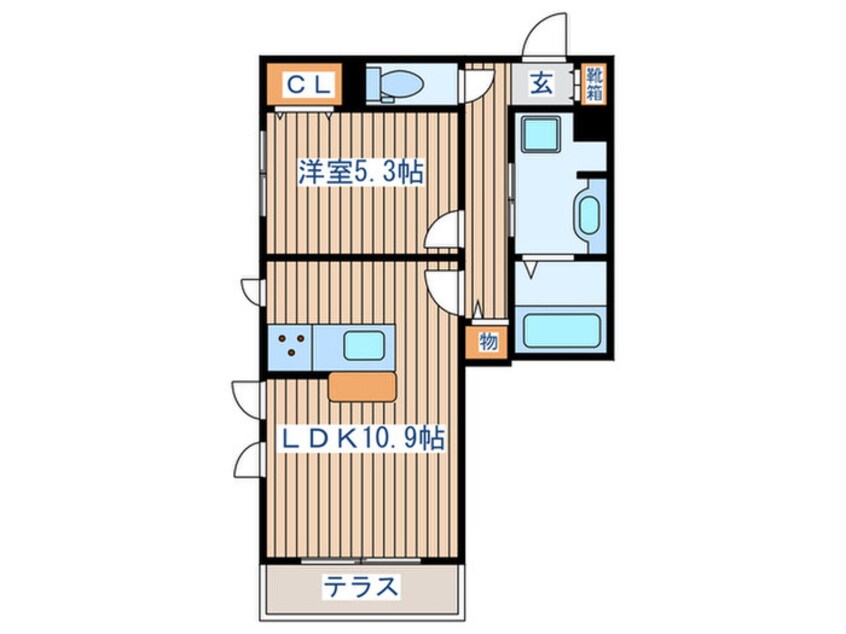 間取図 ラウレア