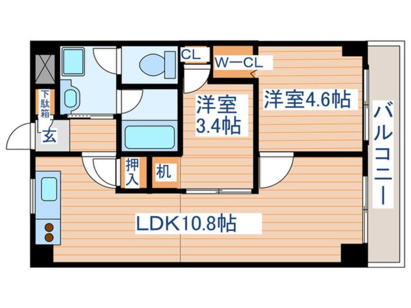 間取図 オンディーヌ