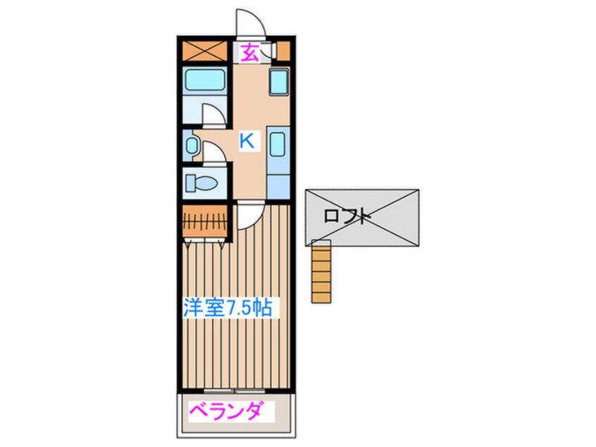 間取図 パルテノン福田町