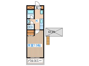 間取図 パルテノン福田町