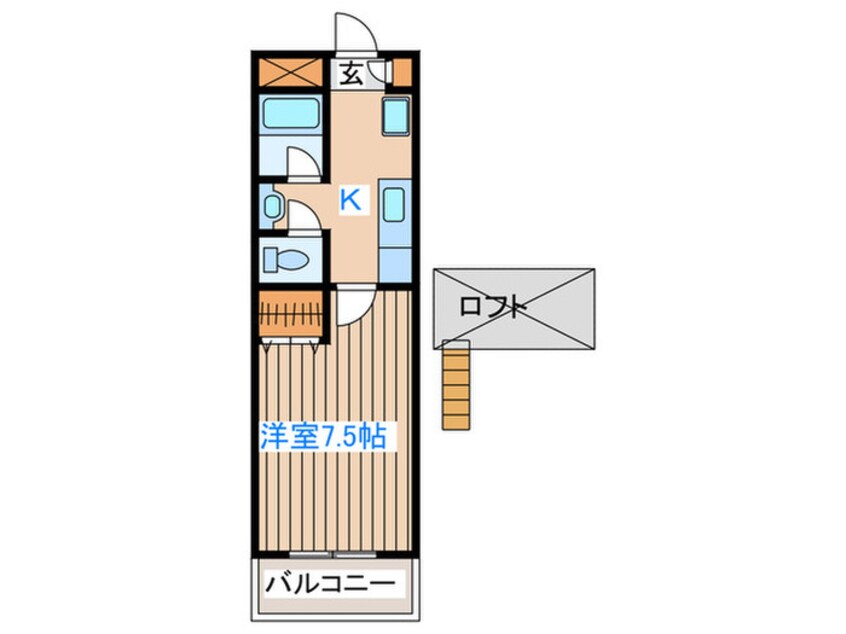 間取図 パルテノン福田町