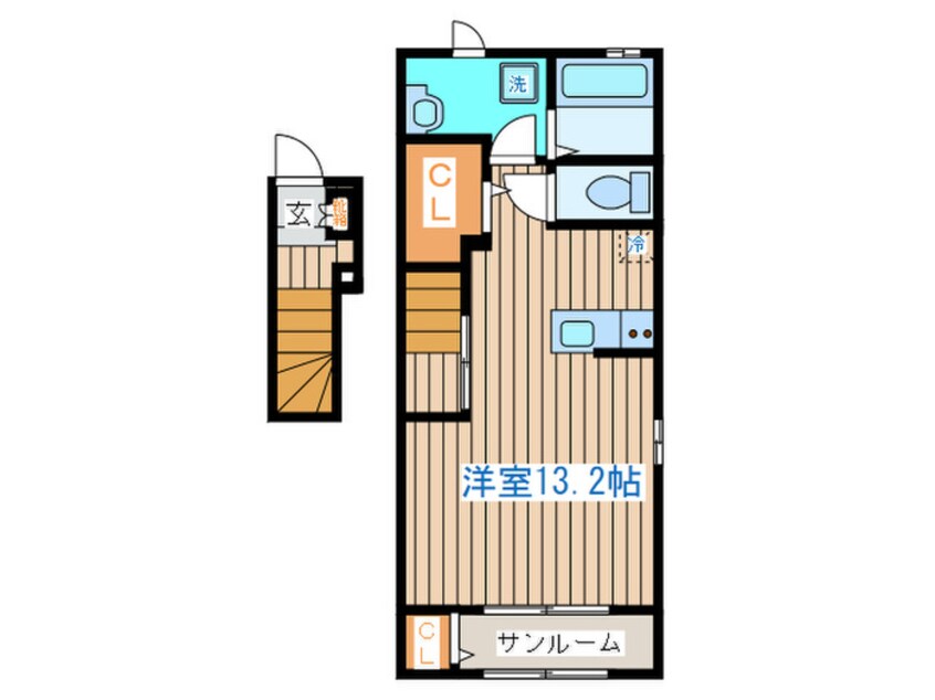間取図 グレイスガーデン松森Ⅱ