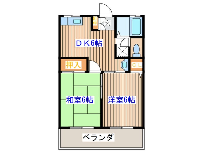 間取り図 シティハイムパークヒルズ