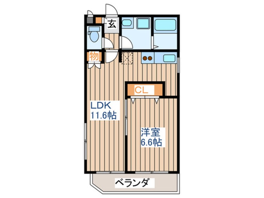 間取図 八乙女中央弐番館