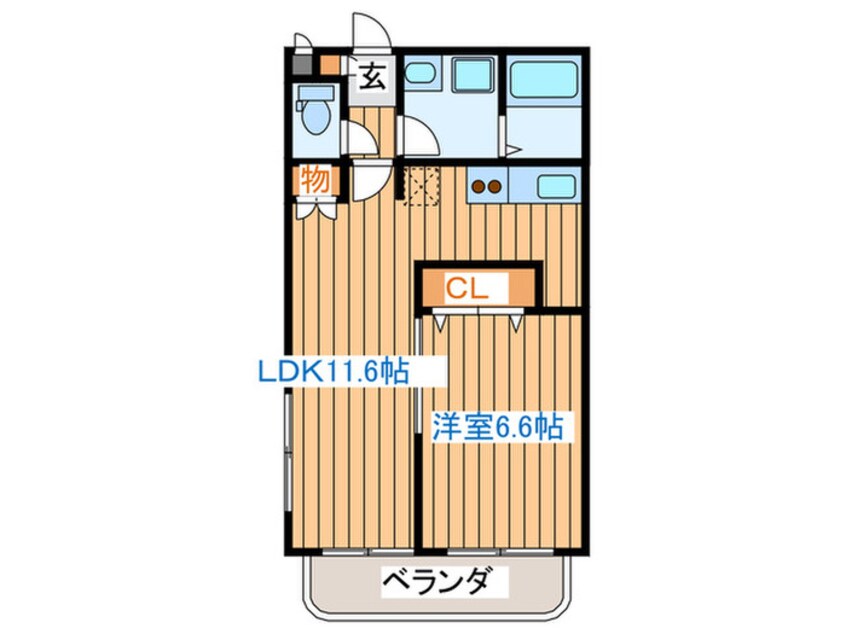 間取図 八乙女中央弐番館