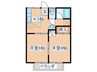 メゾン小幡 2Kの間取り