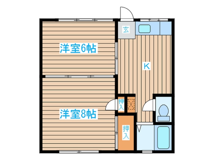 間取り図 セラブール芳賀１番館