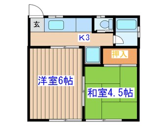 間取図 シャトーＫ