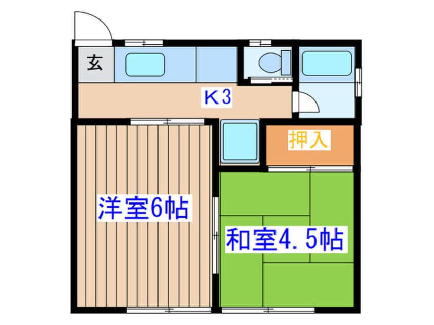 間取図 シャトーＫ