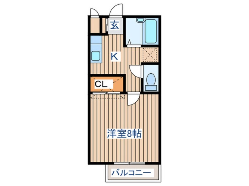 間取図 カ－サアタゴ