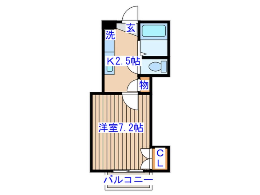 間取図 Ｃｏｒｎｅｌ　Ｄｏｒｍ