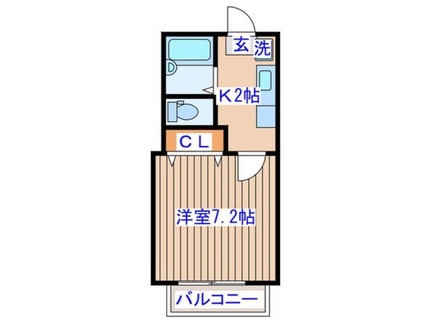 間取図 Ｃｏｒｎｅｌ　Ｄｏｒｍ