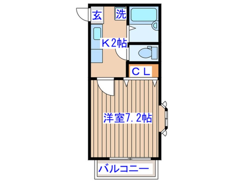 間取図 Ｃｏｒｎｅｌ　Ｄｏｒｍ