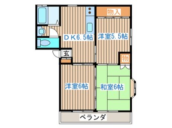 間取図 センドール山口