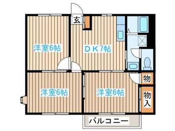 間取図 パラメーゾンＡ