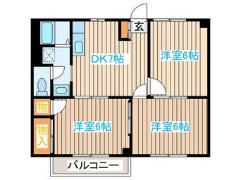 間取図 パラメーゾンＡ