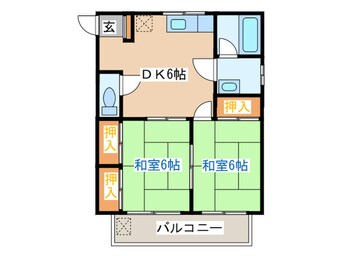 間取図 コーポ高橋