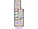 コージーコート小田原の間取図