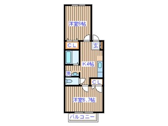 間取図 コージーコート小田原