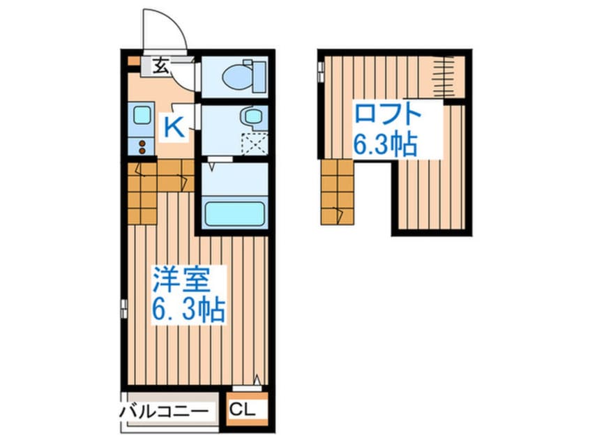 間取図 アイ宮町