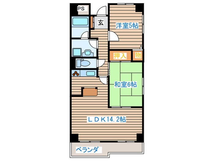 間取り図 グランパ－クス八乙女