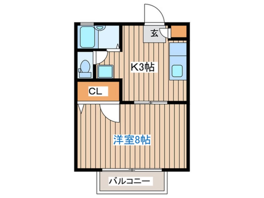 間取図 グレイスコートK