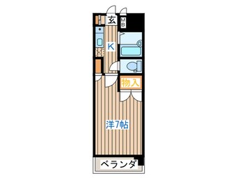 間取図 サンシティ五橋（605）