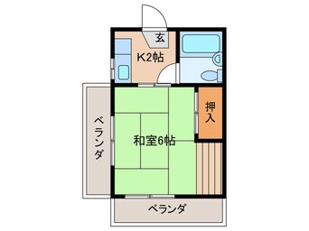 間取図 コーポ東苑