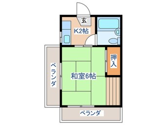 間取図 コーポ東苑