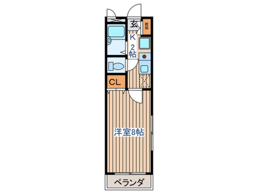 間取図 シティハイツ４１